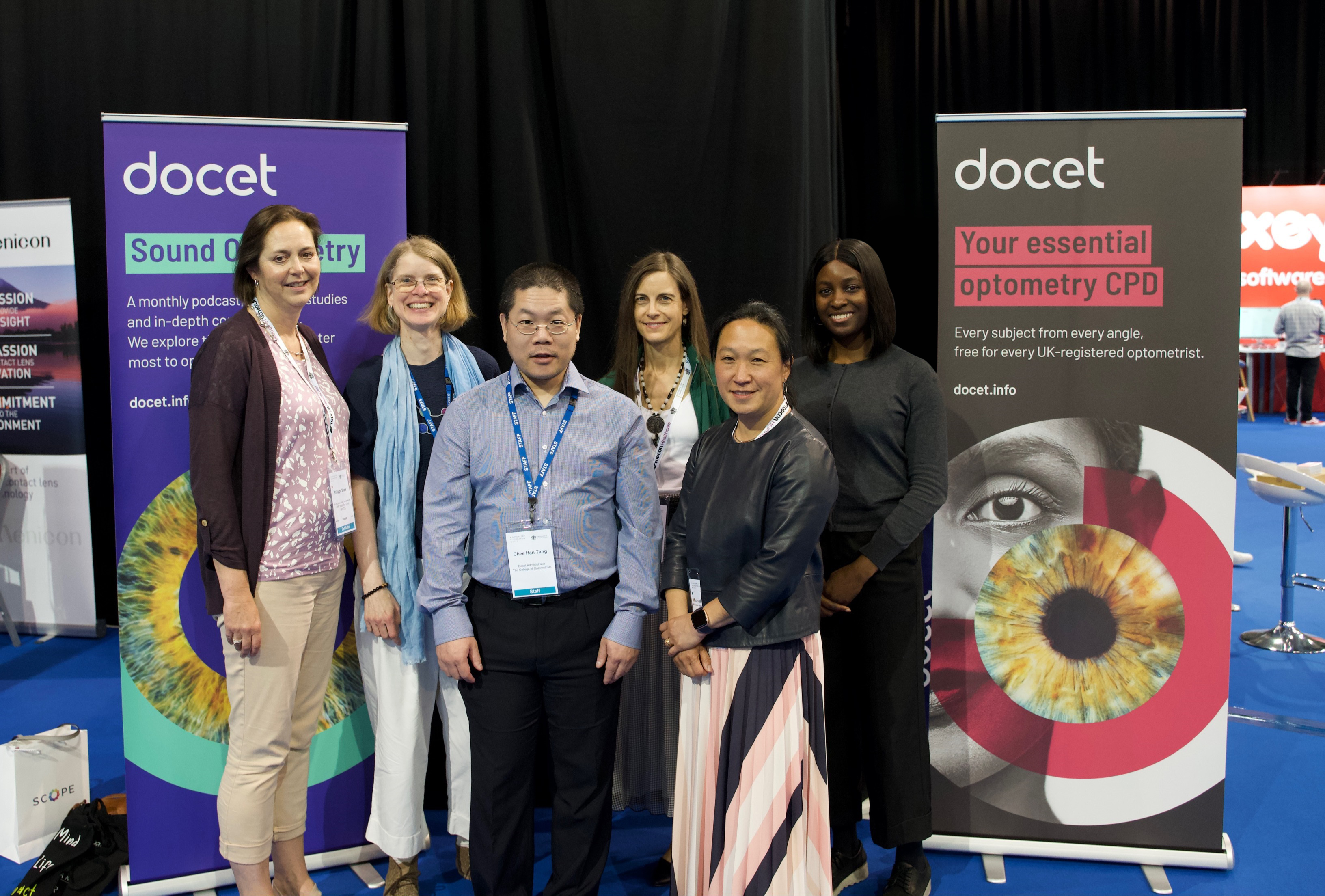 Docet team at Optometry Tomorrow 2022.